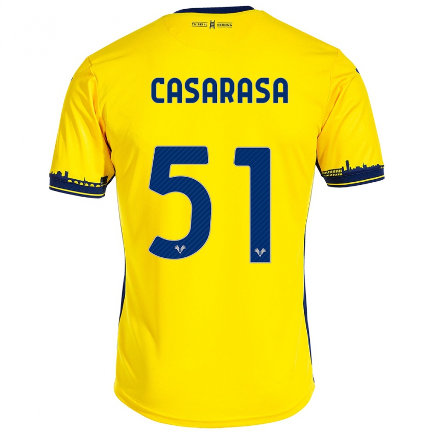 Criança Camisola Asia Casarasa #51 Amarelo Alternativa 2023/24 Camisa Brasil