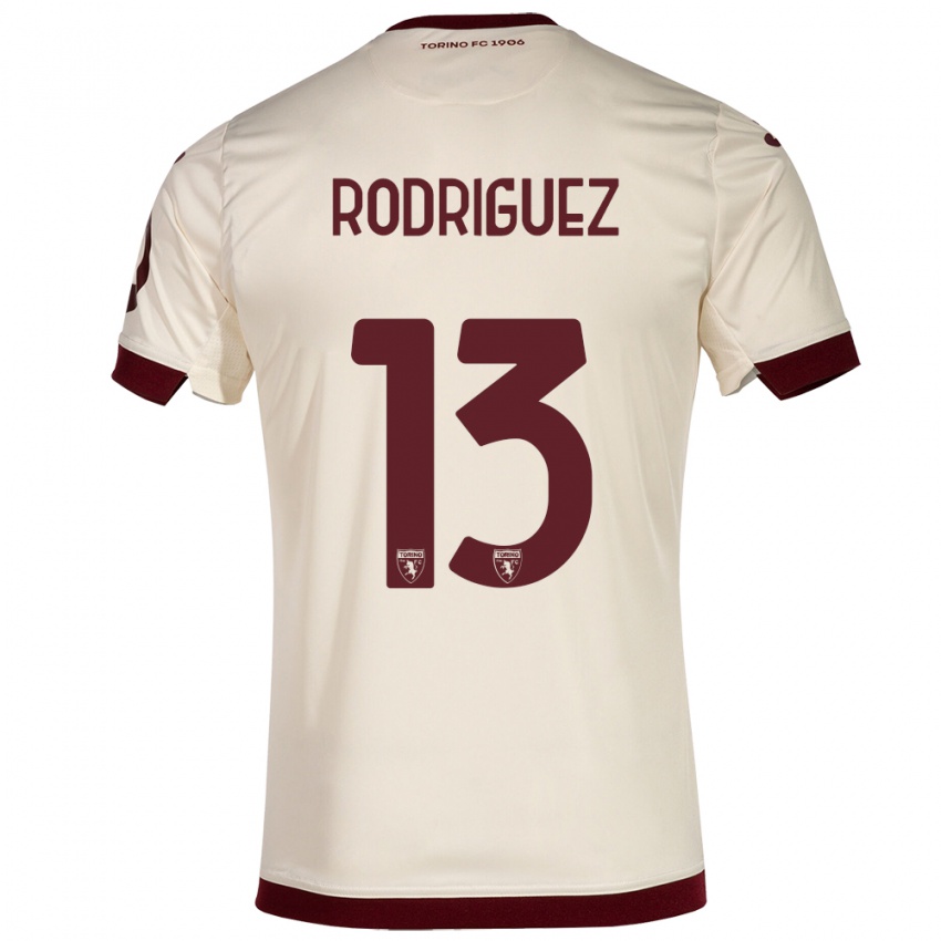 Criança Camisola Ricardo Rodríguez #13 Champanhe Alternativa 2023/24 Camisa Brasil