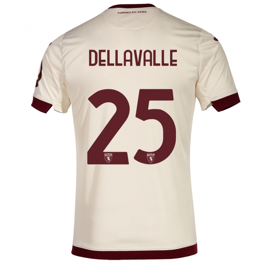 Criança Camisola Alessandro Dellavalle #25 Champanhe Alternativa 2023/24 Camisa Brasil