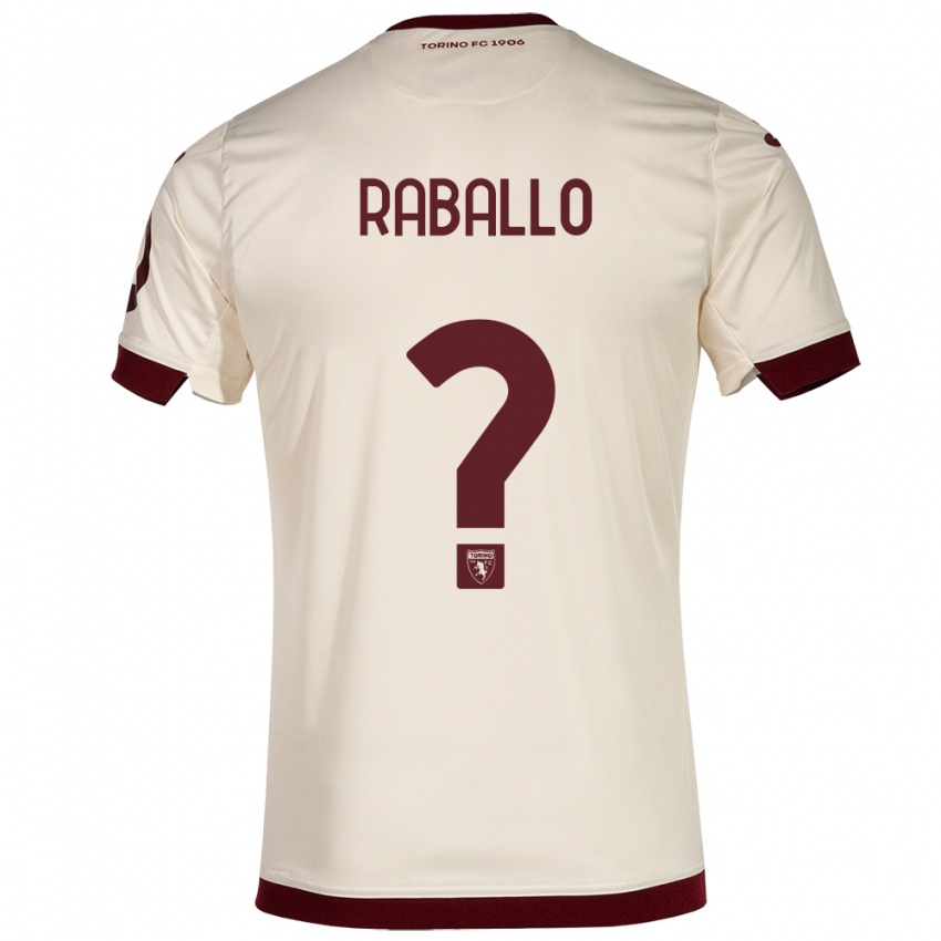 Criança Camisola Alessio Raballo #0 Champanhe Alternativa 2023/24 Camisa Brasil