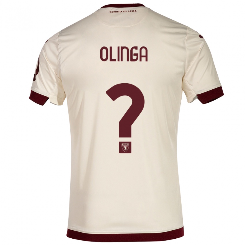 Criança Camisola Kenny Olinga #0 Champanhe Alternativa 2023/24 Camisa Brasil