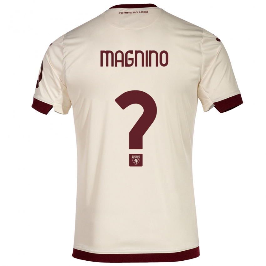 Criança Camisola Emanuele Magnino #0 Champanhe Alternativa 2023/24 Camisa Brasil