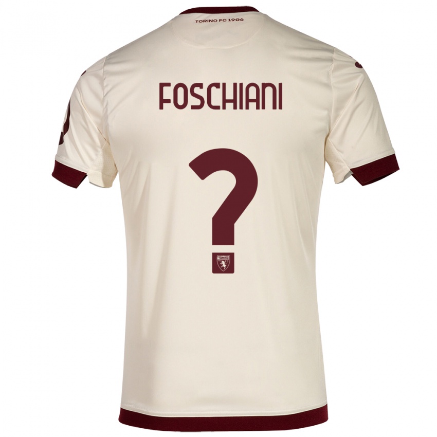 Criança Camisola Francesco Foschiani #0 Champanhe Alternativa 2023/24 Camisa Brasil