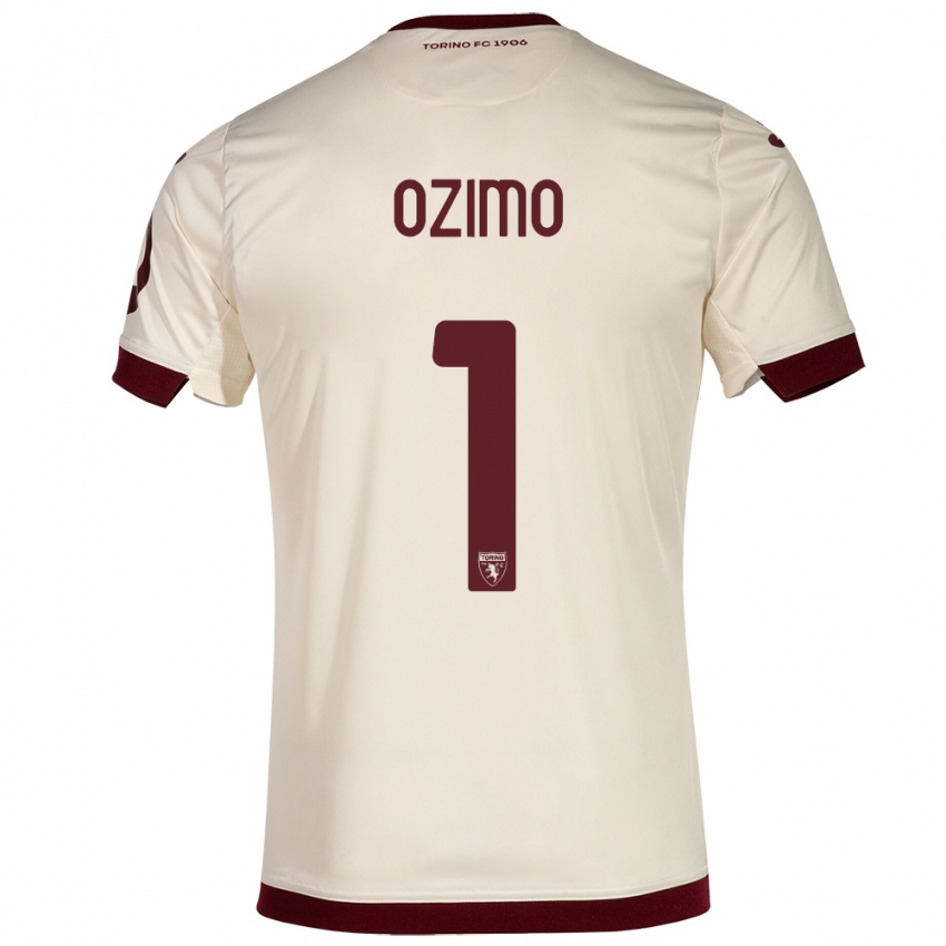 Criança Camisola Arianna Ozimo #1 Champanhe Alternativa 2023/24 Camisa Brasil