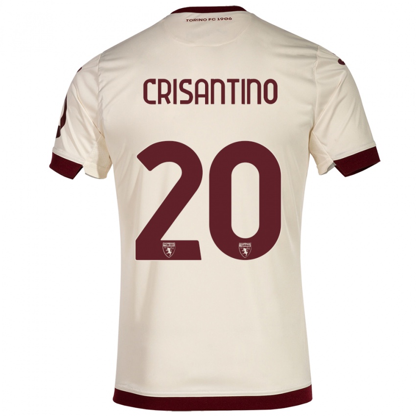 Criança Camisola Giulia Crisantino #20 Champanhe Alternativa 2023/24 Camisa Brasil