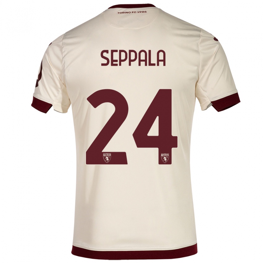 Criança Camisola Rosa Lappi-Seppälä #24 Champanhe Alternativa 2023/24 Camisa Brasil