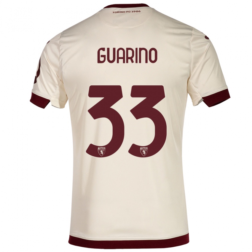 Criança Camisola Rita Guarino #33 Champanhe Alternativa 2023/24 Camisa Brasil