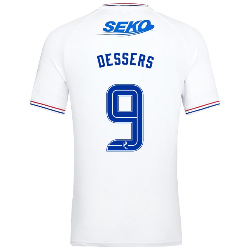 Criança Camisola Cyriel Dessers #9 Branco Alternativa 2023/24 Camisa Brasil