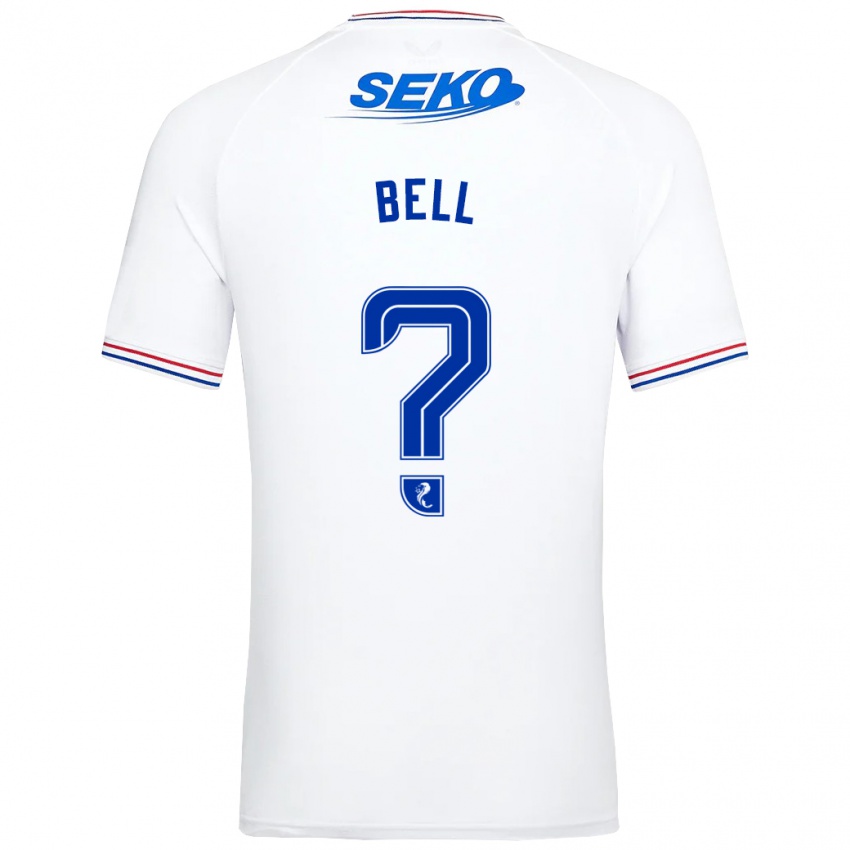 Criança Camisola Cameron Bell #0 Branco Alternativa 2023/24 Camisa Brasil