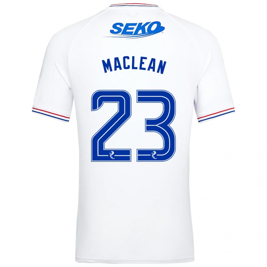 Criança Camisola Kirsty Maclean #23 Branco Alternativa 2023/24 Camisa Brasil