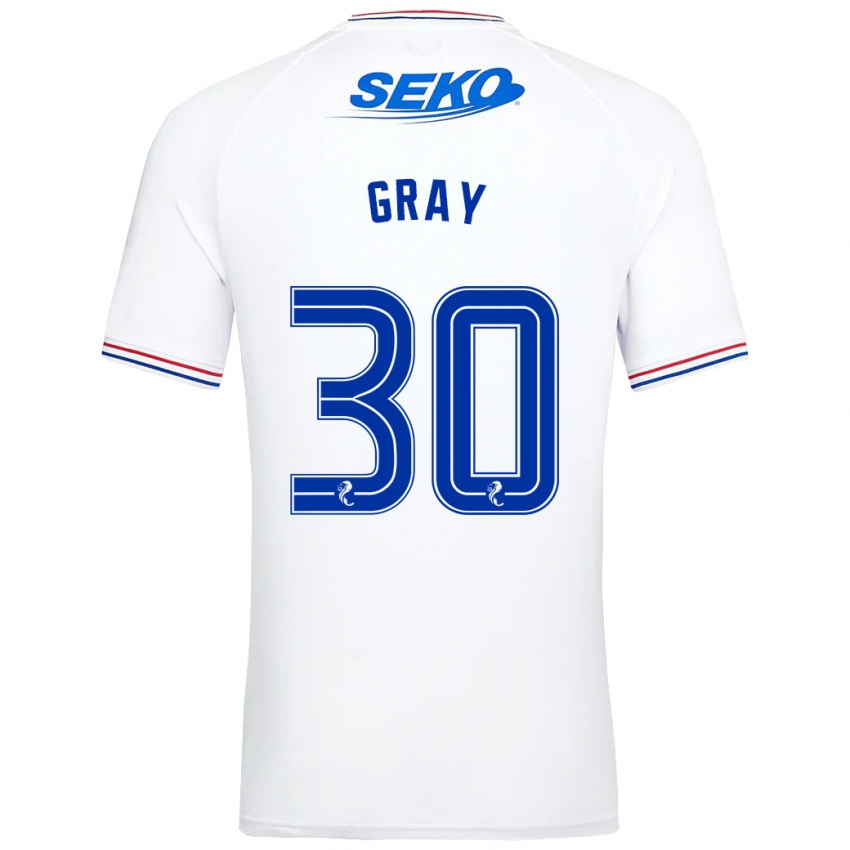 Criança Camisola Georgia Gray #30 Branco Alternativa 2023/24 Camisa Brasil