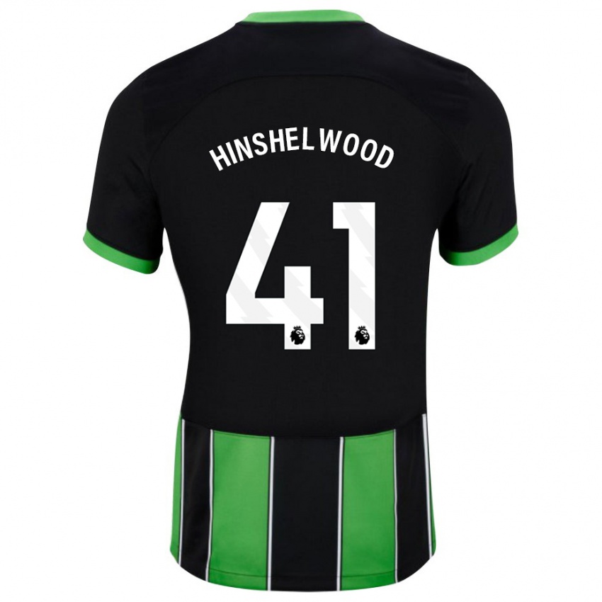Criança Camisola Jack Hinshelwood #41 Preto Verde Alternativa 2023/24 Camisa Brasil