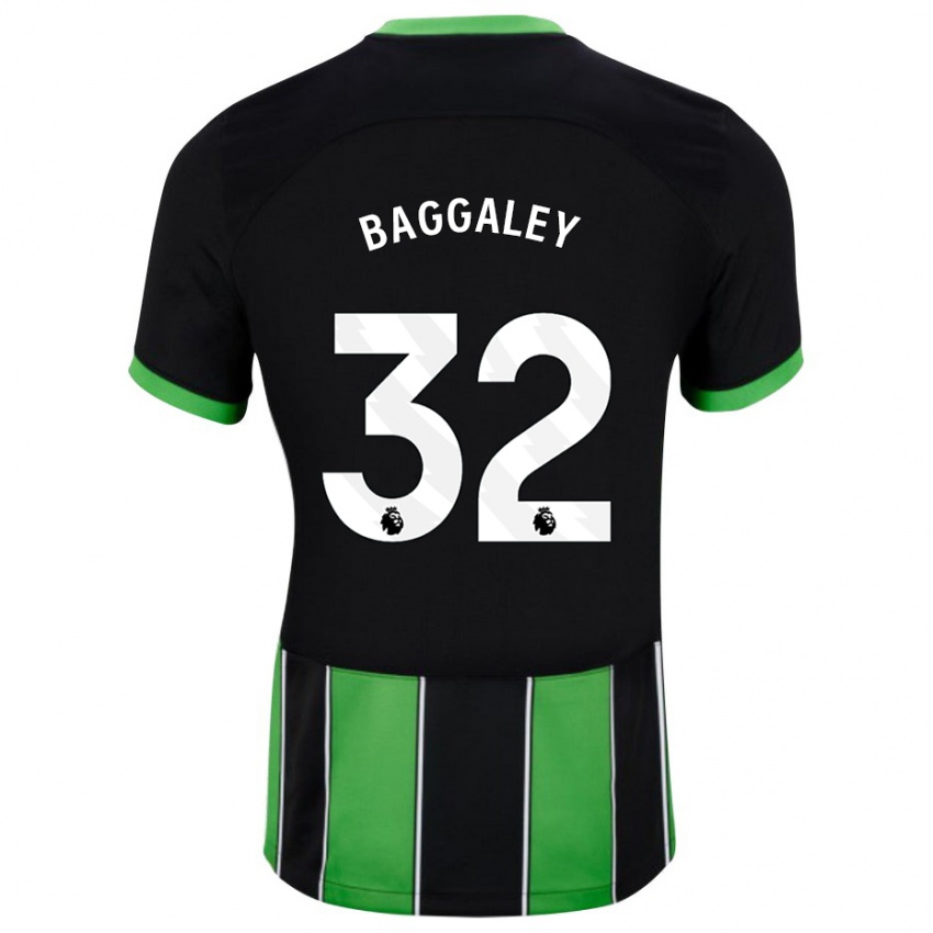 Criança Camisola Sophie Baggaley #32 Preto Verde Alternativa 2023/24 Camisa Brasil