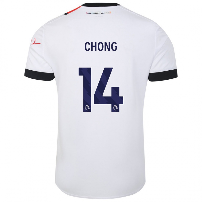 Criança Camisola Tahith Chong #14 Branco Alternativa 2023/24 Camisa Brasil