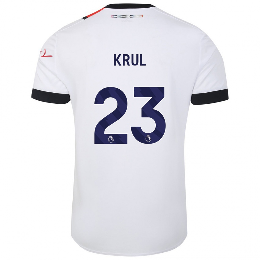 Criança Camisola Tim Krul #23 Branco Alternativa 2023/24 Camisa Brasil