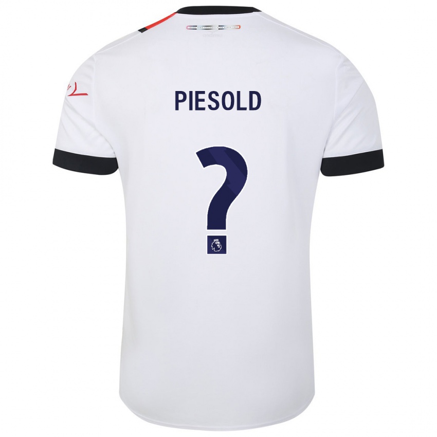 Criança Camisola Axel Piesold #0 Branco Alternativa 2023/24 Camisa Brasil
