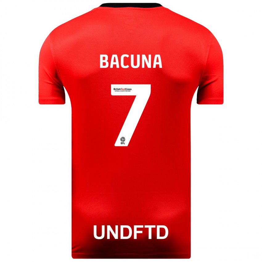 Criança Camisola Juninho Bacuna #7 Vermelho Alternativa 2023/24 Camisa Brasil