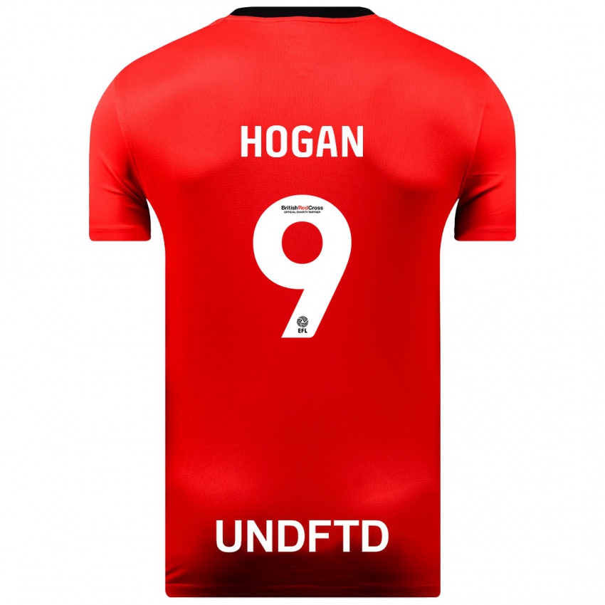 Criança Camisola Scott Hogan #9 Vermelho Alternativa 2023/24 Camisa Brasil