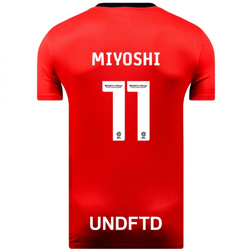 Criança Camisola Koji Miyoshi #11 Vermelho Alternativa 2023/24 Camisa Brasil