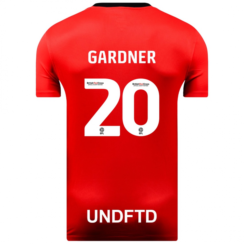 Criança Camisola Gary Gardner #20 Vermelho Alternativa 2023/24 Camisa Brasil