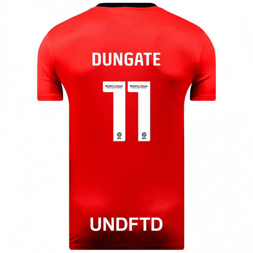 Criança Camisola Katie Dungate #11 Vermelho Alternativa 2023/24 Camisa Brasil