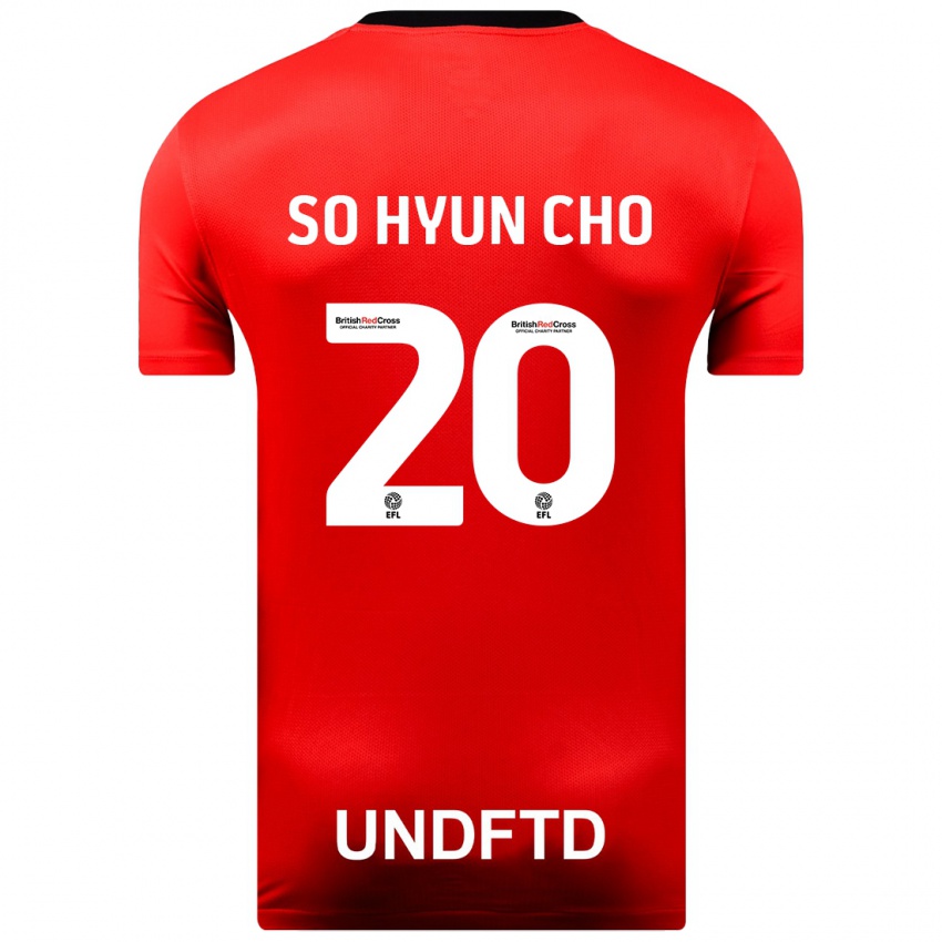 Criança Camisola Cho So-Hyun #20 Vermelho Alternativa 2023/24 Camisa Brasil