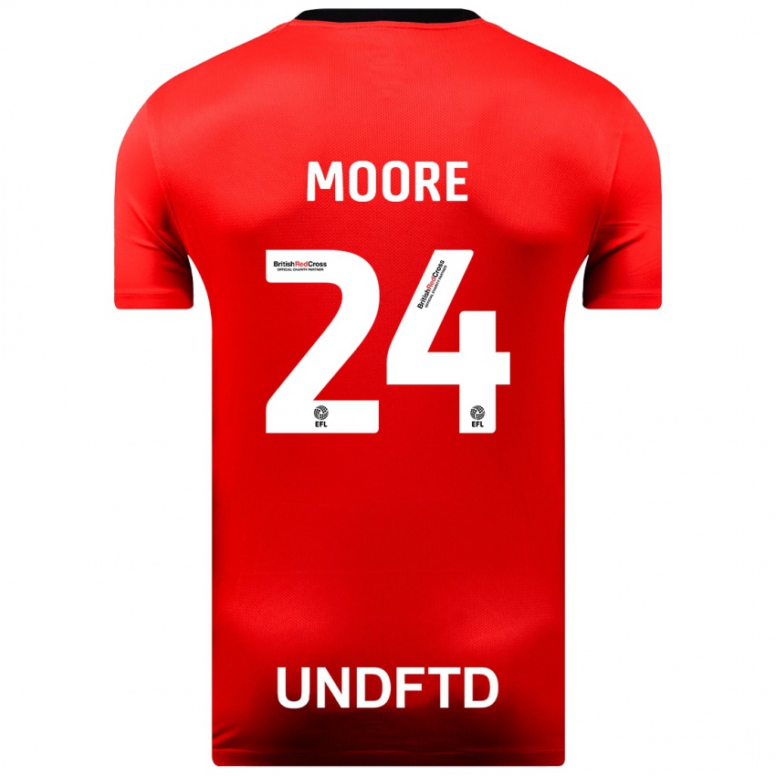 Criança Camisola Jade Ellis Moore #24 Vermelho Alternativa 2023/24 Camisa Brasil