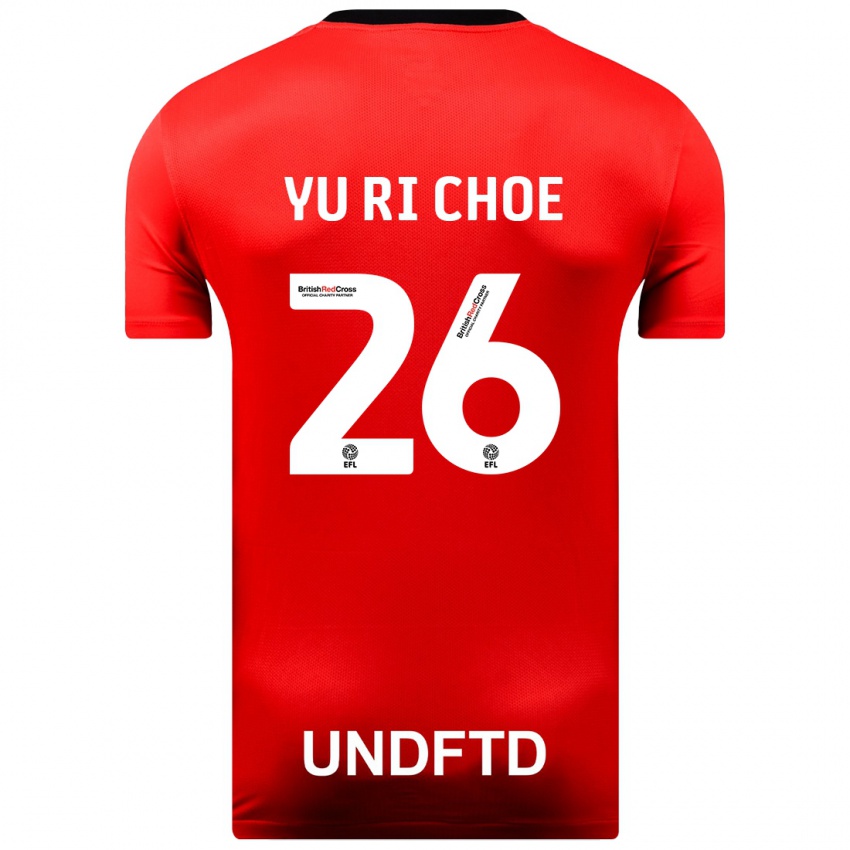 Criança Camisola Yu-Ri Choe #26 Vermelho Alternativa 2023/24 Camisa Brasil