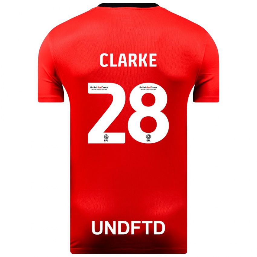 Criança Camisola Charlotte Clarke #28 Vermelho Alternativa 2023/24 Camisa Brasil