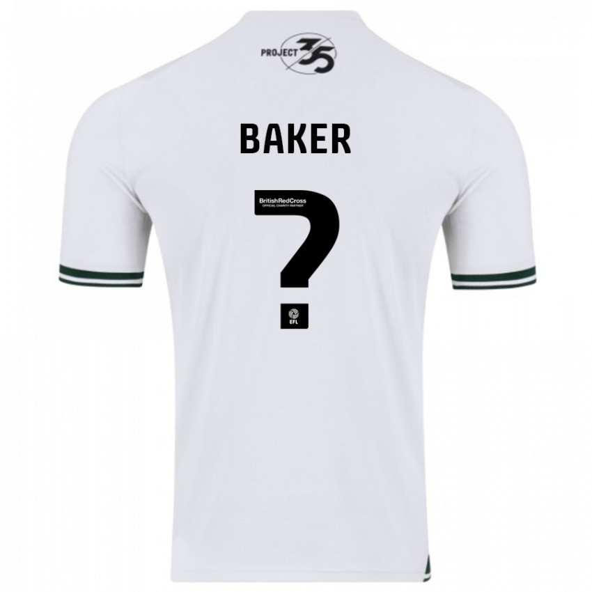 Criança Camisola Zak Baker #0 Branco Alternativa 2023/24 Camisa Brasil