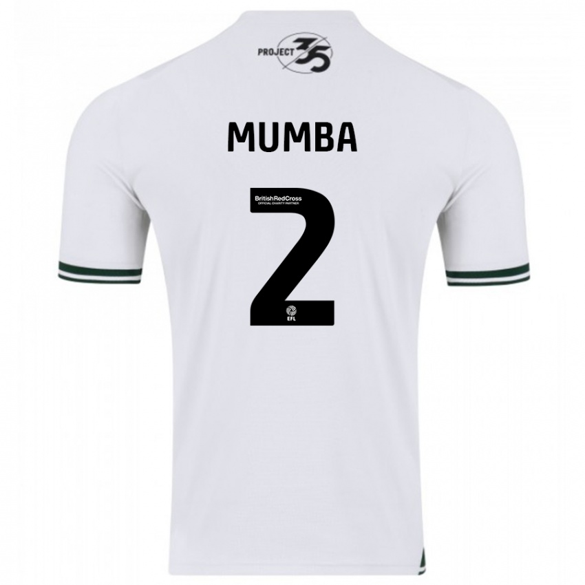 Criança Camisola Bali Mumba #2 Branco Alternativa 2023/24 Camisa Brasil