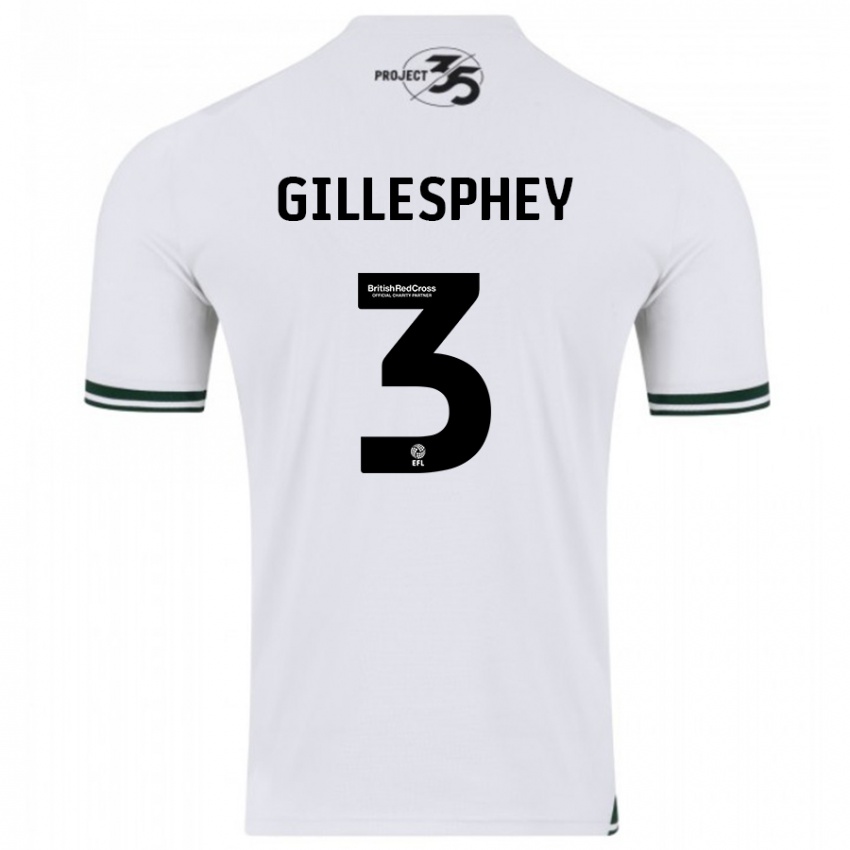 Criança Camisola Macaulay Gillesphey #3 Branco Alternativa 2023/24 Camisa Brasil