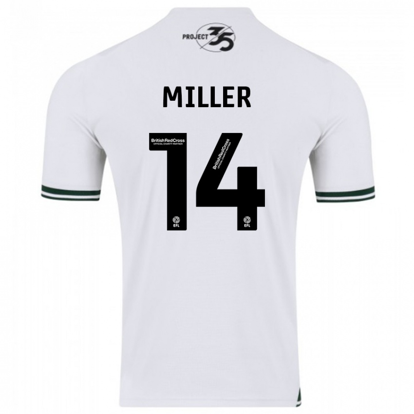 Criança Camisola Mickel Miller #14 Branco Alternativa 2023/24 Camisa Brasil