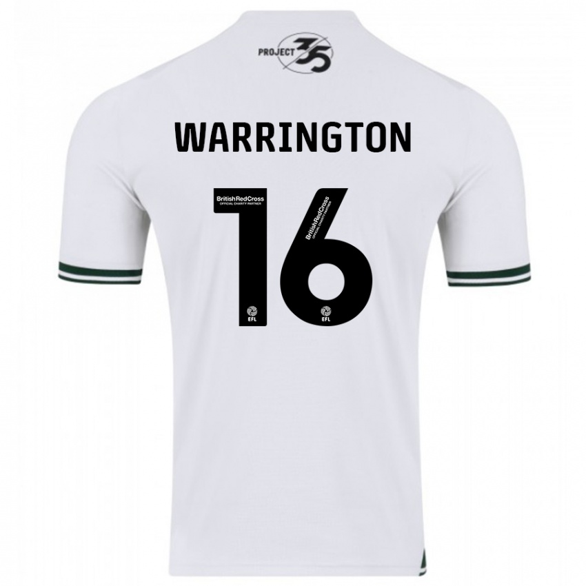 Criança Camisola Lewis Warrington #16 Branco Alternativa 2023/24 Camisa Brasil