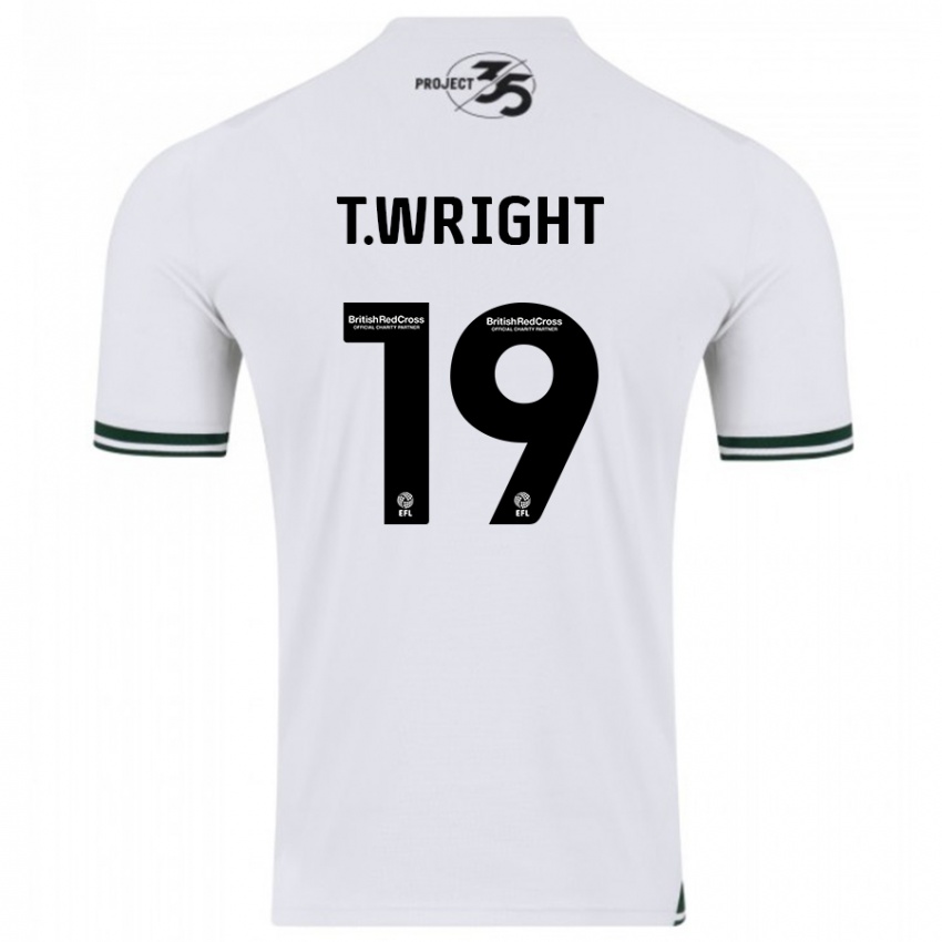 Criança Camisola Tyreik Wright #19 Branco Alternativa 2023/24 Camisa Brasil