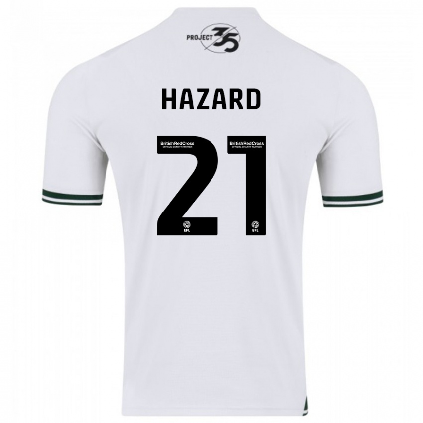 Criança Camisola Conor Hazard #21 Branco Alternativa 2023/24 Camisa Brasil