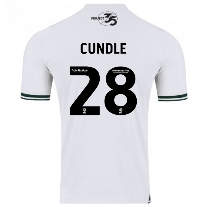 Criança Camisola Luke Cundle #28 Branco Alternativa 2023/24 Camisa Brasil