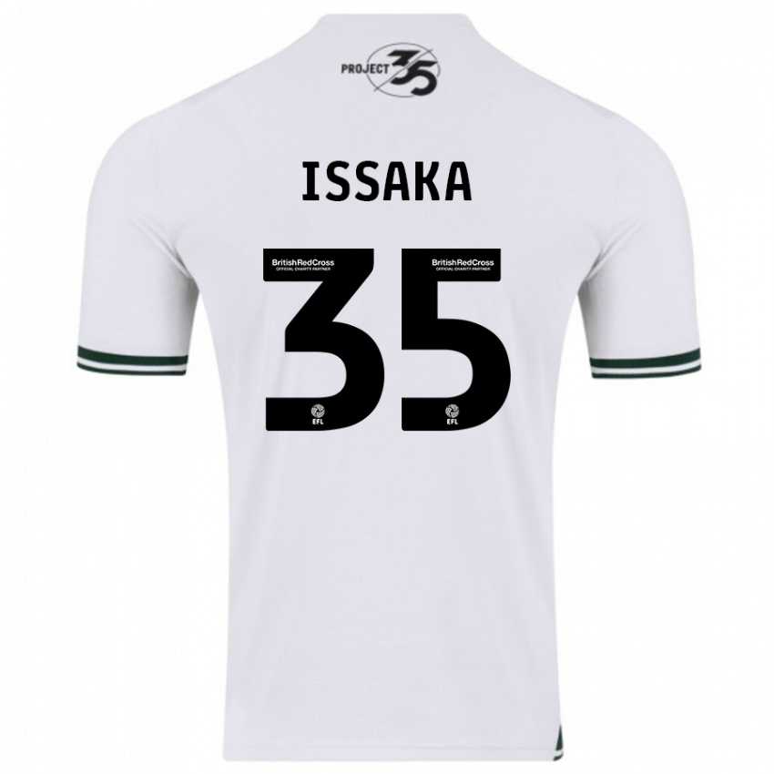 Criança Camisola Freddie Issaka #35 Branco Alternativa 2023/24 Camisa Brasil