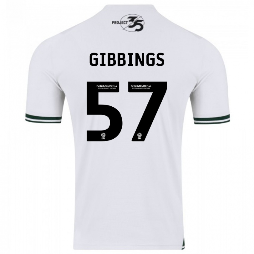 Criança Camisola Cole Gibbings #57 Branco Alternativa 2023/24 Camisa Brasil