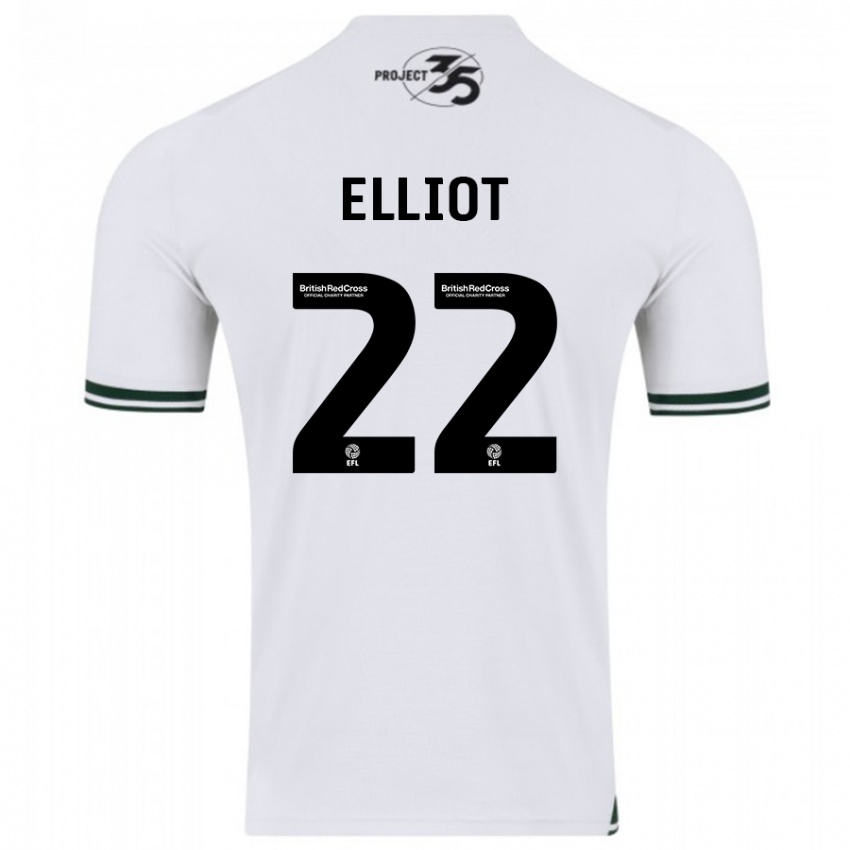 Criança Camisola Emily Elliot #22 Branco Alternativa 2023/24 Camisa Brasil