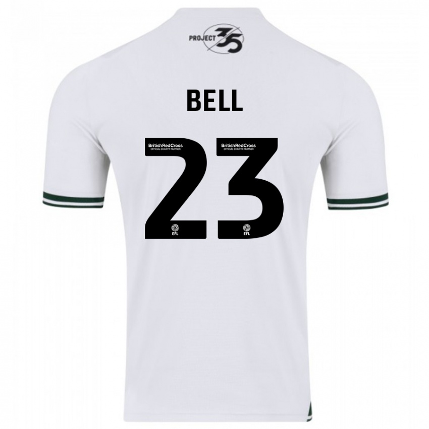 Criança Camisola Katelyn Bell #23 Branco Alternativa 2023/24 Camisa Brasil