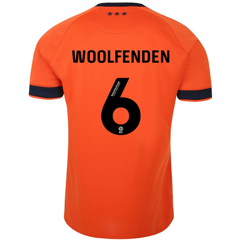 Criança Camisola Luke Woolfenden #6 Laranja Alternativa 2023/24 Camisa Brasil