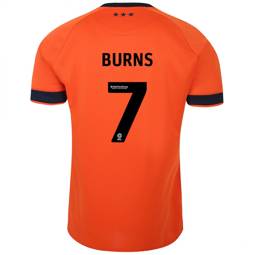 Criança Camisola Wes Burns #7 Laranja Alternativa 2023/24 Camisa Brasil