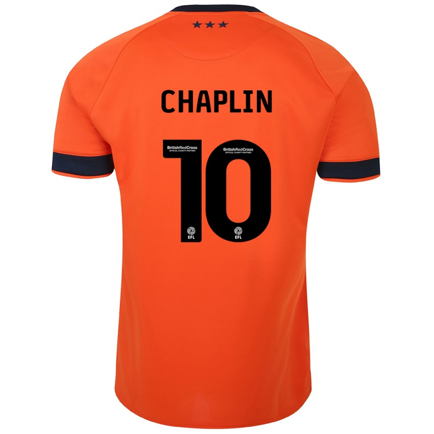 Criança Camisola Conor Chaplin #10 Laranja Alternativa 2023/24 Camisa Brasil