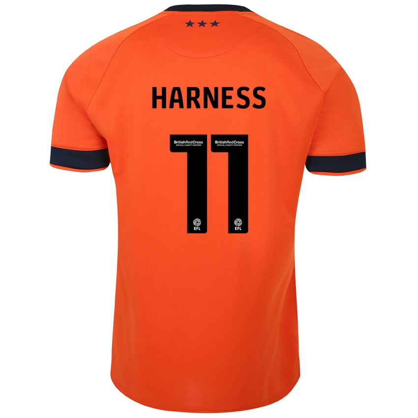 Criança Camisola Marcus Harness #11 Laranja Alternativa 2023/24 Camisa Brasil