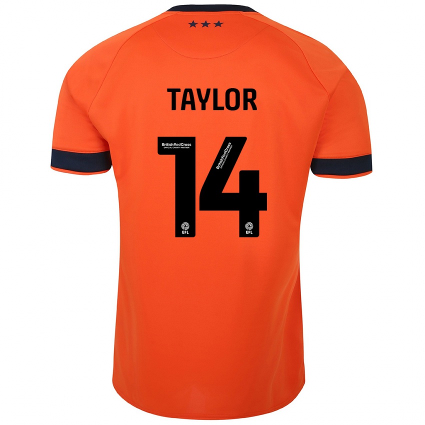 Criança Camisola Jack Taylor #14 Laranja Alternativa 2023/24 Camisa Brasil