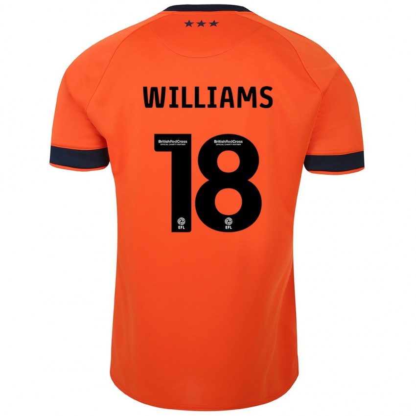 Criança Camisola Brandon Williams #18 Laranja Alternativa 2023/24 Camisa Brasil