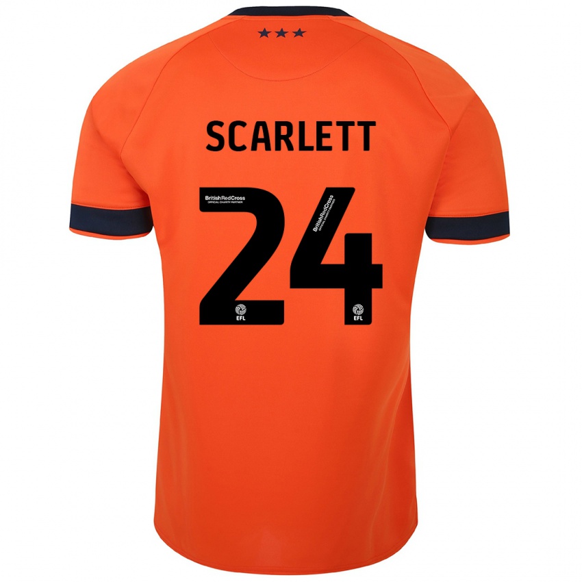 Criança Camisola Dane Scarlett #24 Laranja Alternativa 2023/24 Camisa Brasil