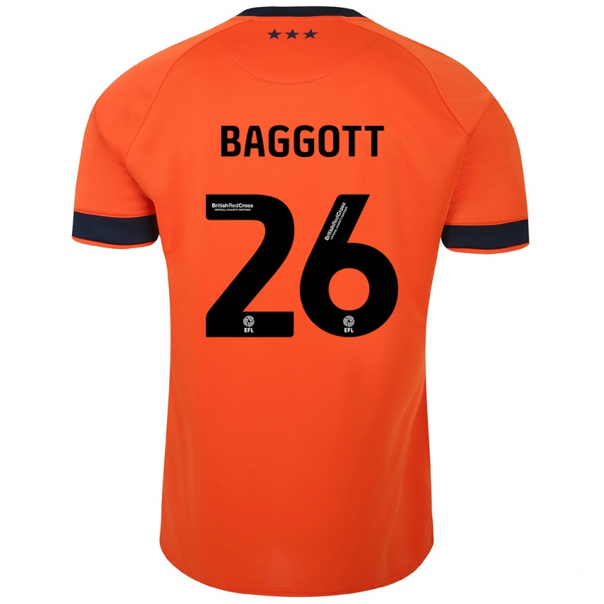 Criança Camisola Elkan Baggott #26 Laranja Alternativa 2023/24 Camisa Brasil