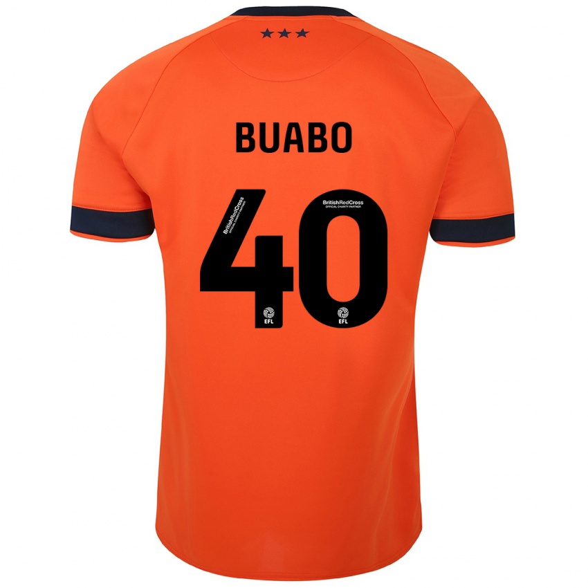 Criança Camisola Gerard Buabo #40 Laranja Alternativa 2023/24 Camisa Brasil